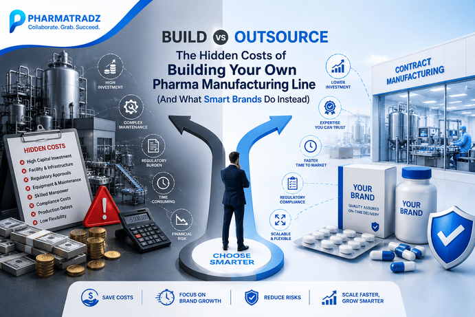 The Hidden Costs of Building Your Own Pharma Manufacturing Line (And What Smart Brands Do Instead)