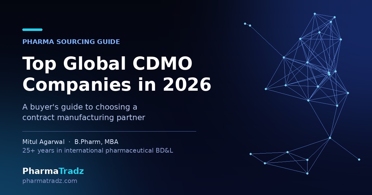 Top Global CDMO Companies in 2026: A Pharma Buyer's Guide to Choosing a Contract Manufacturer