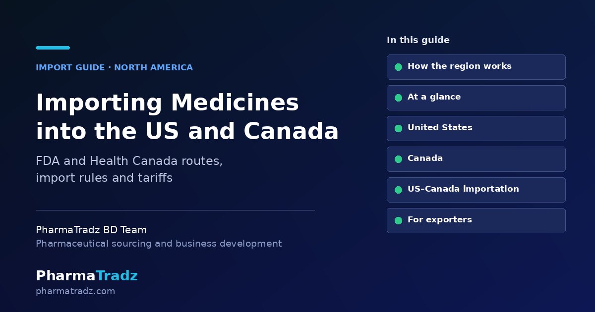 Importing Medicines into the United States and Canada: A Country-by-Country Guide (2026)