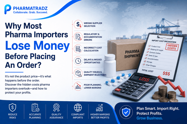 Why Most Pharma Importers Lose Money Before Placing An Order?