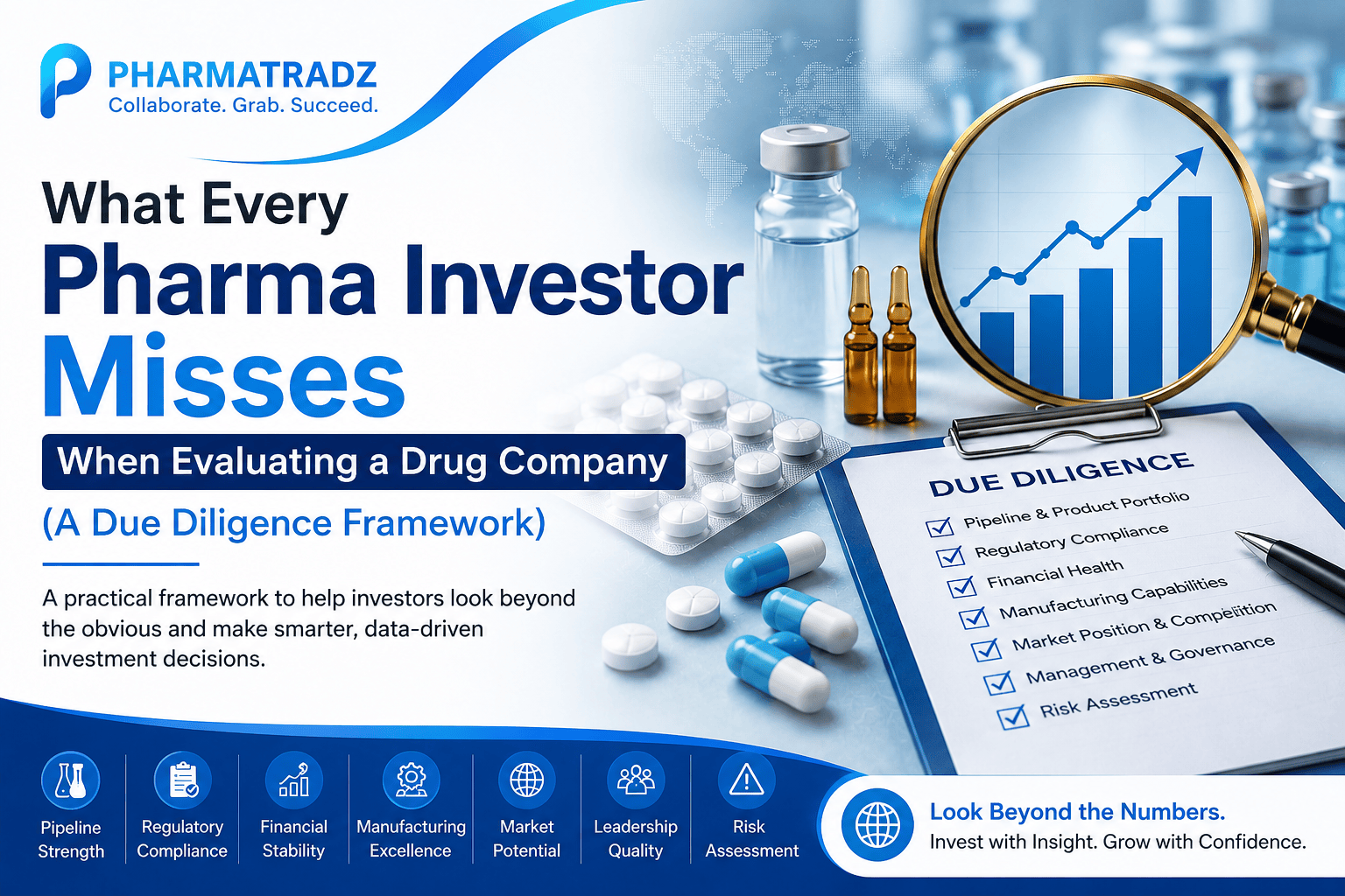 What Every Pharma Investor Misses When Evaluating a Drug Company (A Due Diligence Framework)