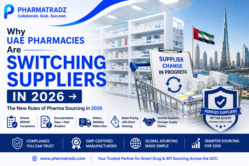 Why UAE Pharmacies Are Quietly Switching Suppliers This Year?