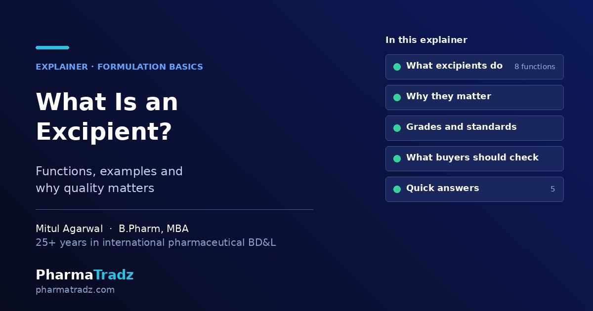 What Is An Excipient Functions And Examples what-is-an-excipient-functions-and-examples