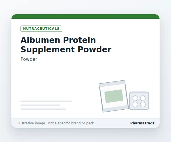 ALBUMEN PROTEIN SUPPLEMENT POWDER bulk supplier for pharma manufacturers