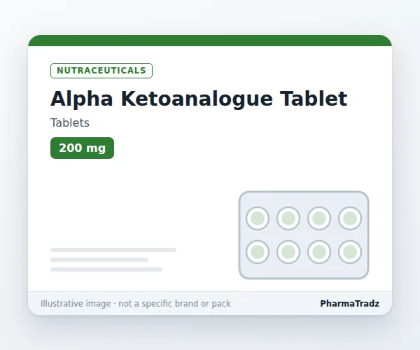 ALPHA KETOANALOGUE TABLET Tablets manufacturers & suppliers