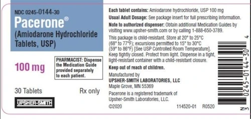 Amiodarone Hcl 100 mg Tablet bulk supplier for pharma manufacturers