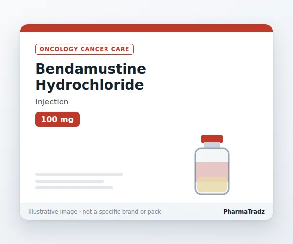 Bendamustine Hydrochloride Injection manufacturers & suppliers