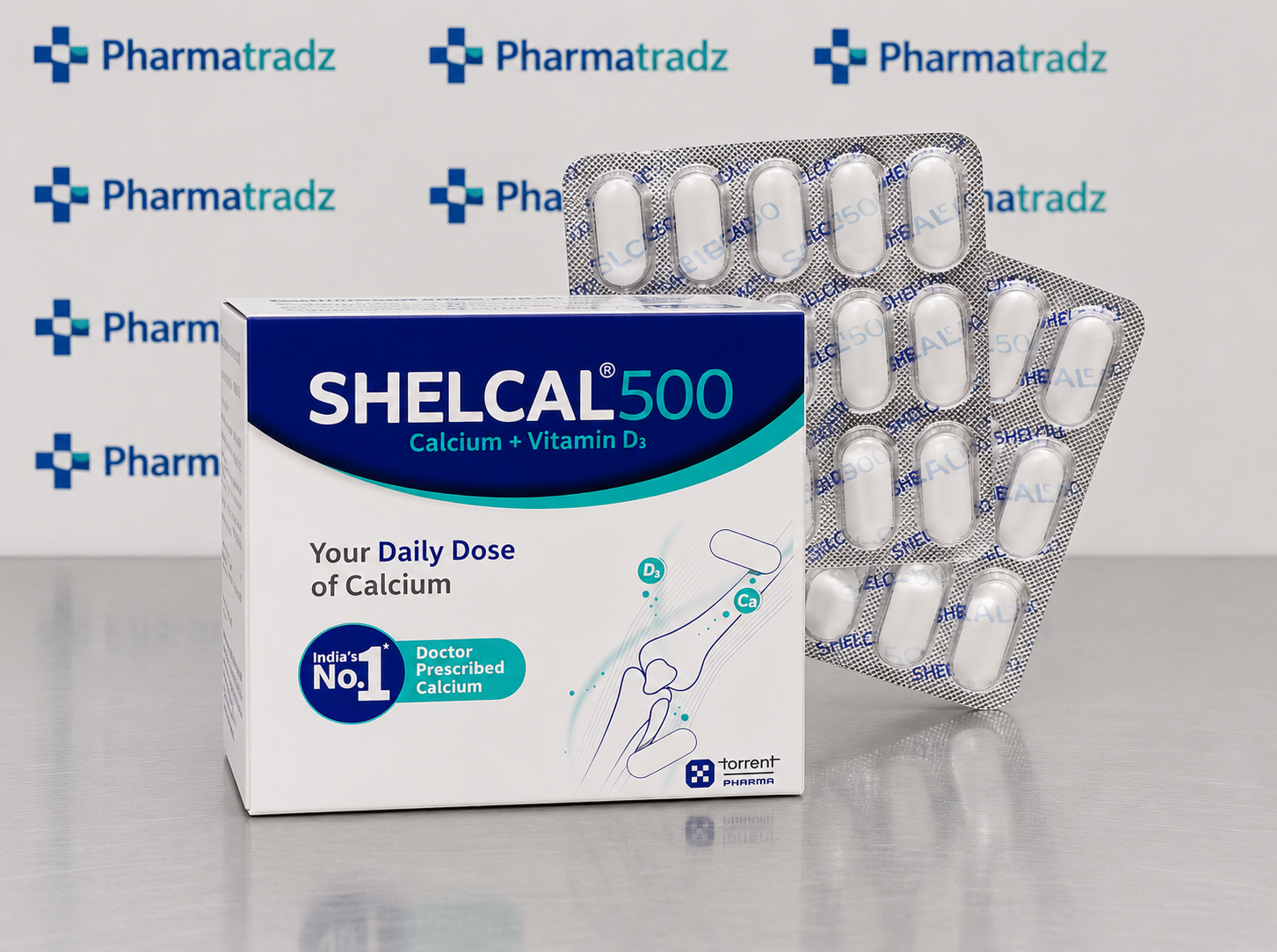 Calcium + Vitamin D3 tablet bulk supplier for pharma manufacturers