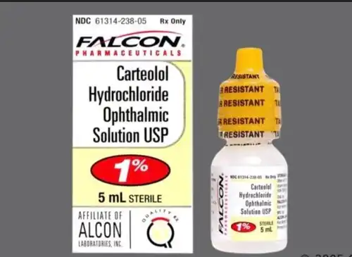 Carteolol manufacturers & suppliers Carteolol bulk supplier for pharma manufacturers