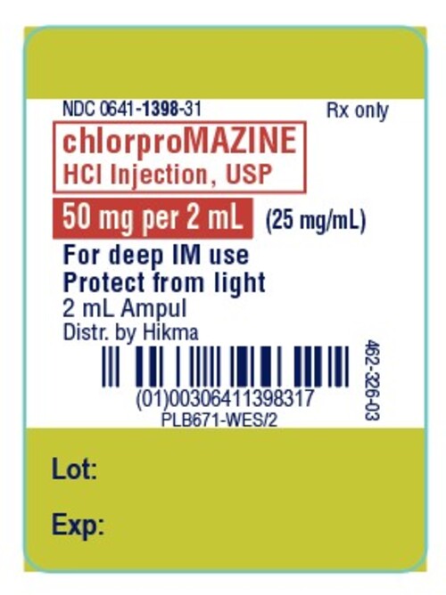 Chlorpromazine Injectable Solution