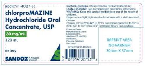 Chlorpromazine Syrup