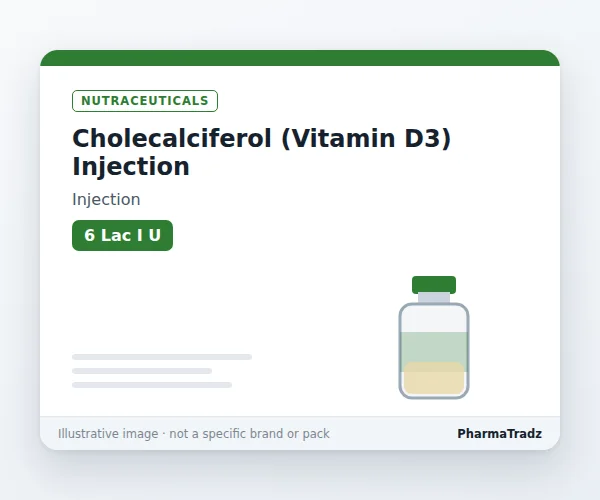 Cholecalciferol (Vitamin D3) Injection Injection manufacturers & suppliers