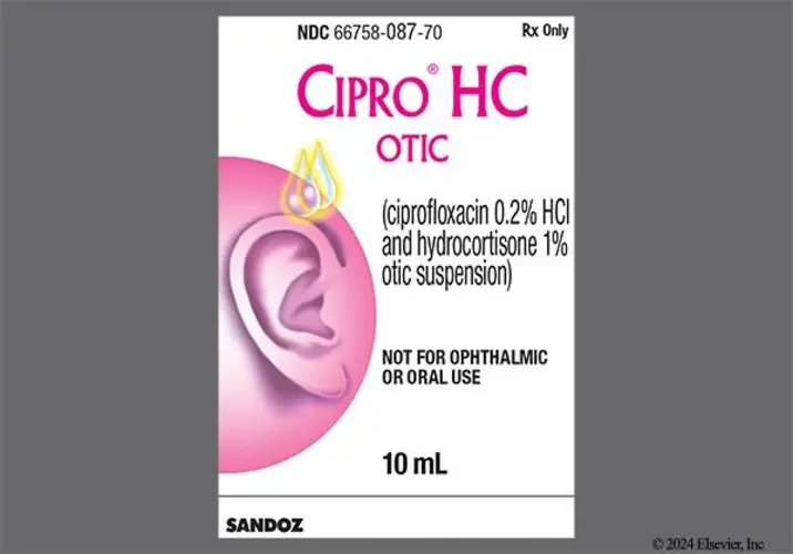Ciprofloxacin + Hydrocortisone ear drops