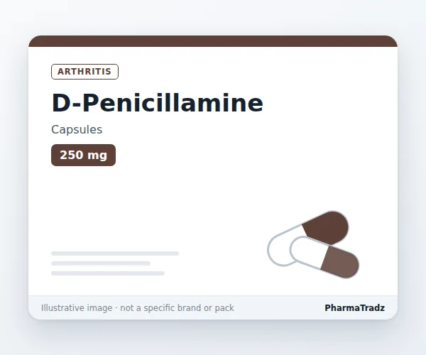 D-PENICILLAMINE manufacturers & suppliers