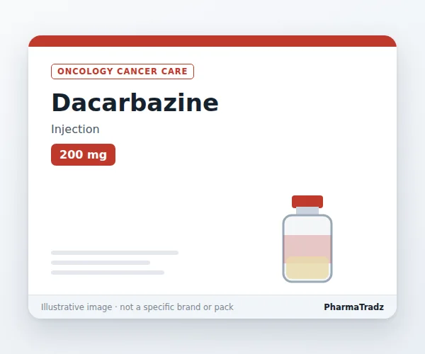Dacarbazine Injection manufacturers & suppliers