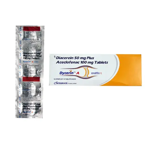Diacerein + Aceclofenac Tablet bulk supplier for pharma manufacturers