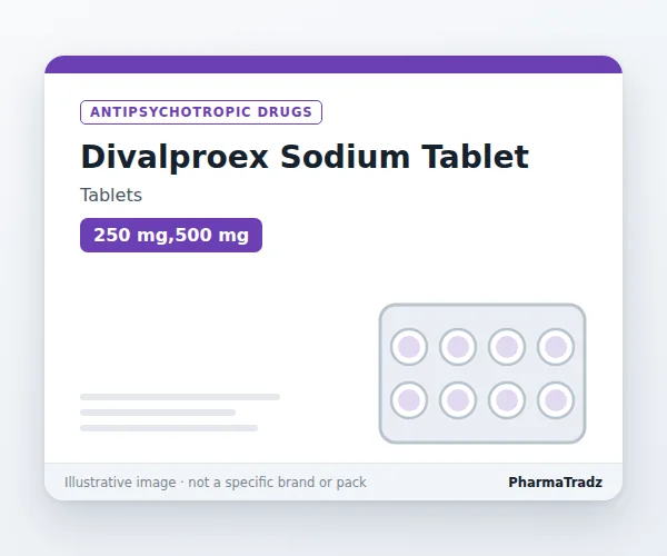 Divalproex Sodium Tablet Tablets manufacturers & suppliers