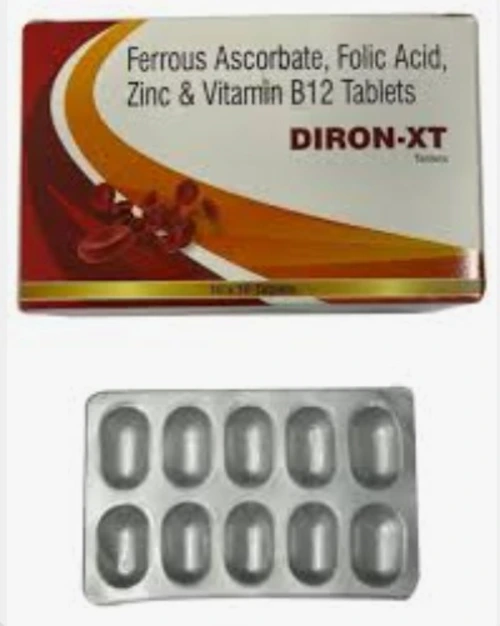 Ferrous Ascorbate/ Folic Acid / Zinc Sulphate / Vitamin B12 Tablet manufacturers & suppliers