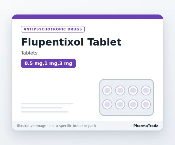 Flupentixol Tablet bulk supplier for pharma manufacturers
