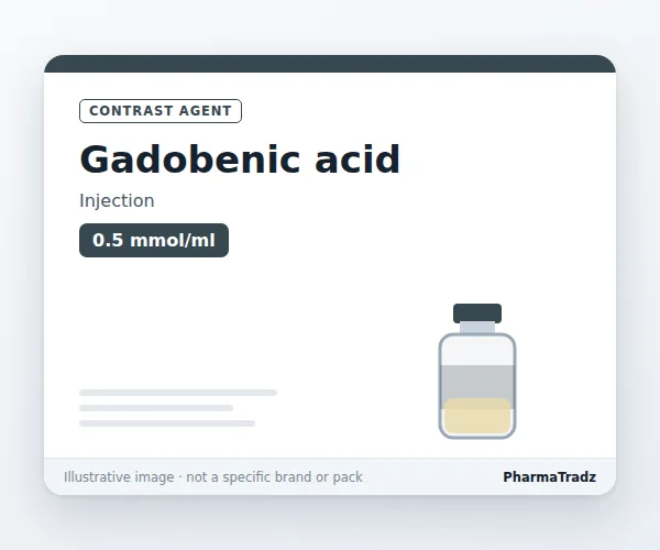 Gadobenic acid manufacturers & suppliers