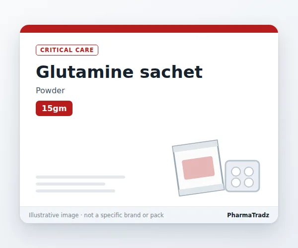 Glutamine sachet powder manufacturers & suppliers