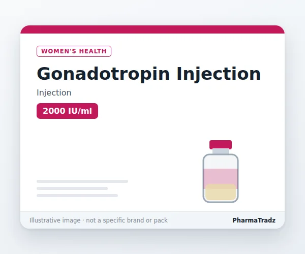 GONADOTROPIN INJECTION Injection manufacturers & suppliers