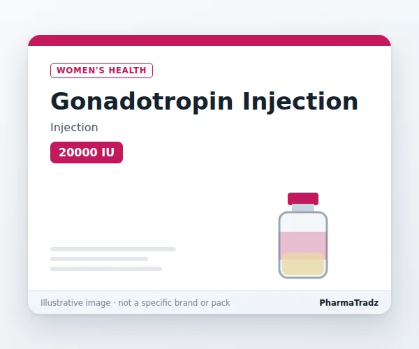 GONADOTROPIN INJECTION Injection manufacturers & suppliers