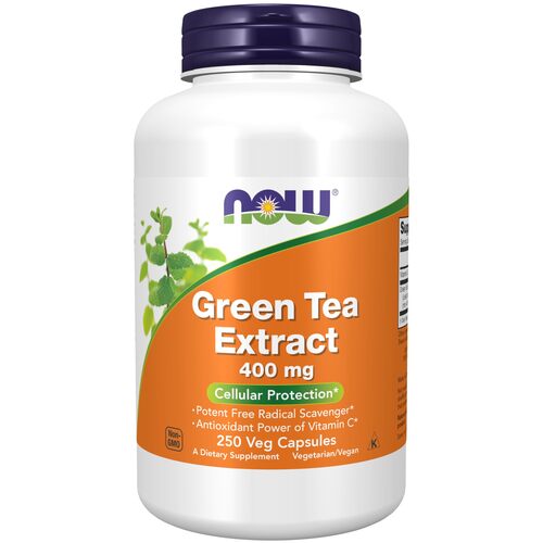 Green tea extract capsule or tablet.