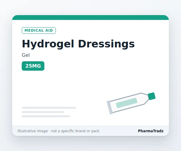 HYDROGEL DRESSINGS Gel manufacturers & suppliers