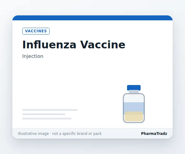 INFLUENZA VACCINE bulk supplier for pharma manufacturers