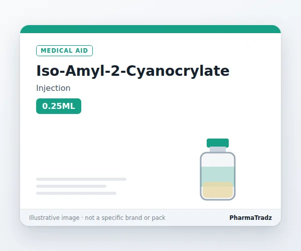 ISO-AMYL-2-CYANOCRYLATE Injection manufacturers & suppliers