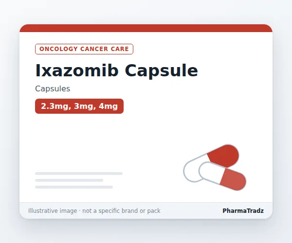 Ixazomib Capsule Capsules manufacturers & suppliers