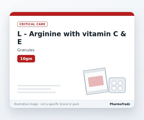 L - Arginine with vitamin C & E granules manufacturers & suppliers