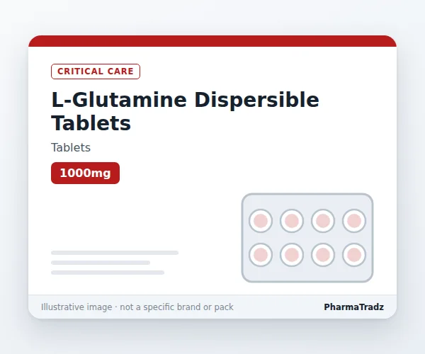 L-Glutamine Dispersible Tablets tablets manufacturers & suppliers