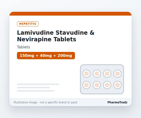 Lamivudine Stavudine & Nevirapine Tablets Tablets manufacturers & suppliers
