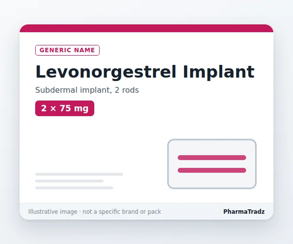 Levonorgestrel Implant bulk supplier for pharma manufacturers