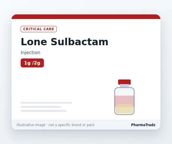 Lone Sulbactam injection manufacturers & suppliers