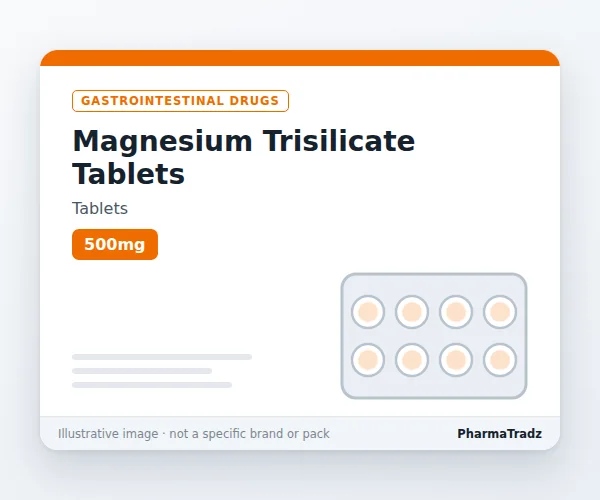 Magnesium Trisilicate Tablets Tablets manufacturers & suppliers