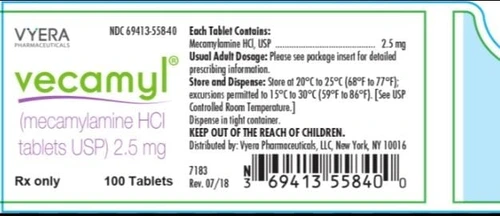 Mecamylamine Hydrochloride Tablets manufacturers & suppliers