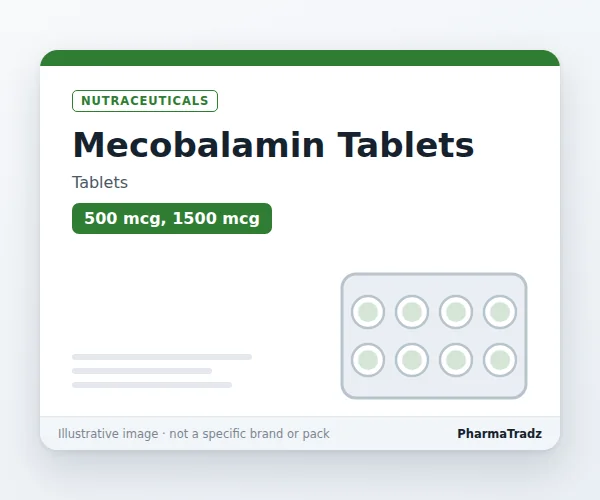 Mecobalamin Tablets Tablets manufacturers & suppliers