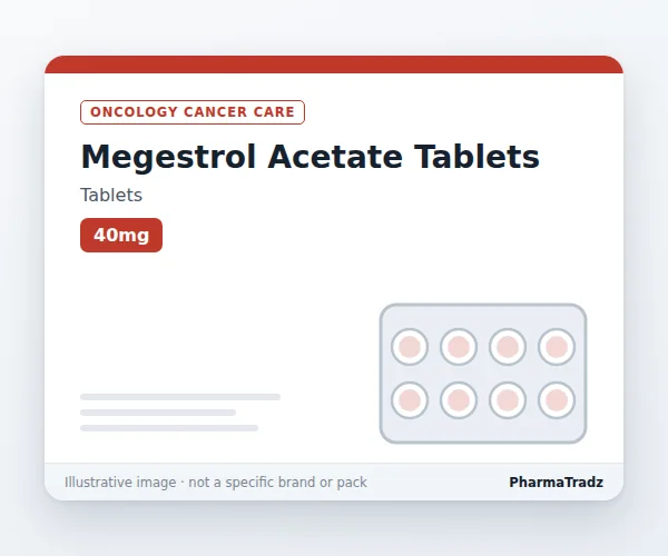 Megestrol Acetate Tablets tablets manufacturers & suppliers