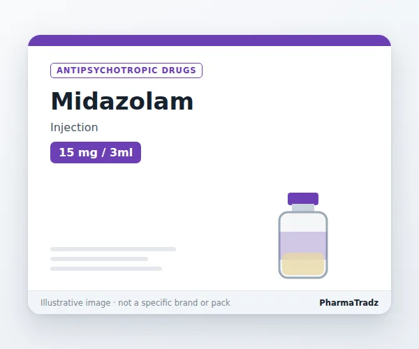 Midazolam Injection manufacturers & suppliers