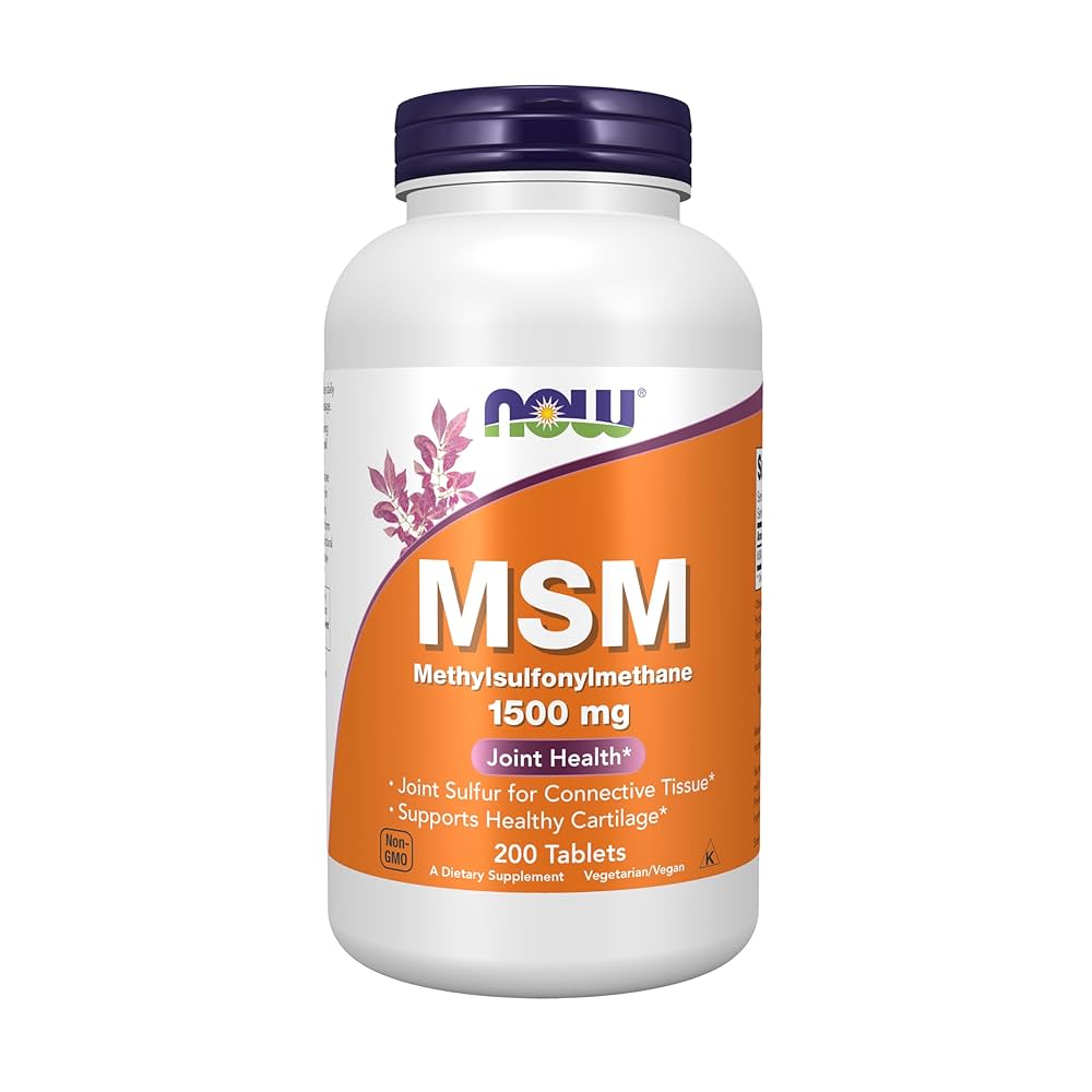MSM (Methylsulfonylmethane) Capsules and Tablets