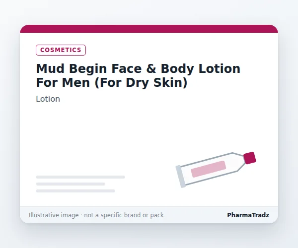 Mud Begin Face & Body Lotion For Men (For Dry Skin) manufacturers & suppliers