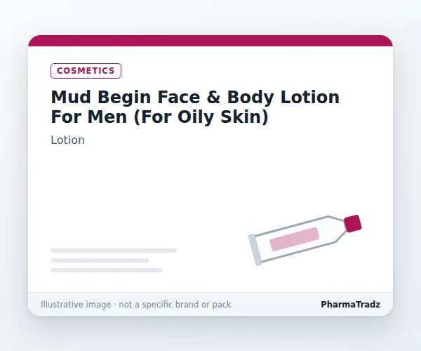 Mud Begin Face & Body Lotion For Men (For Oily Skin) manufacturers & suppliers
