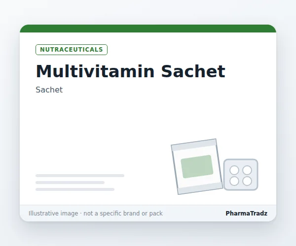 MULTIVITAMIN SACHET Sachet manufacturers & suppliers