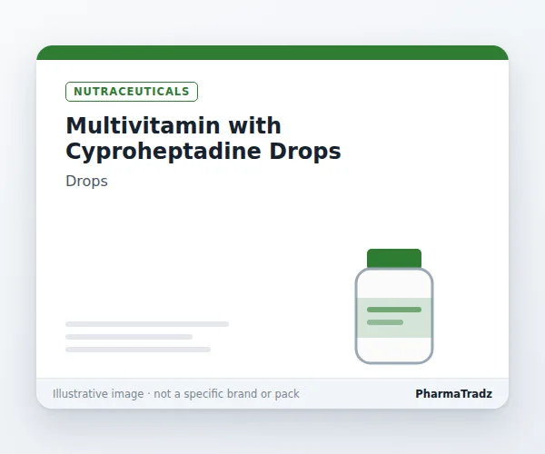 Multivitamin with Cyproheptadine Drops Drops manufacturers & suppliers