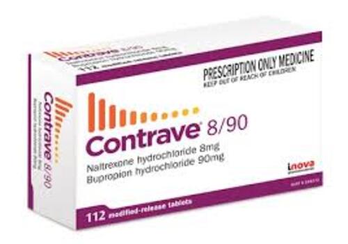 naltrexone hydrochloride +  bupropion hydrochloride ER tablets