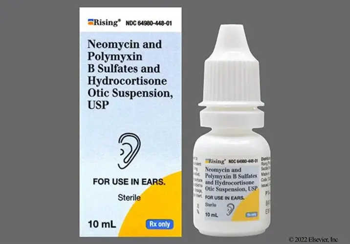 Neomycin ear drops