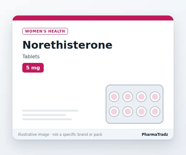 Norethisterone Tablets manufacturers & suppliers